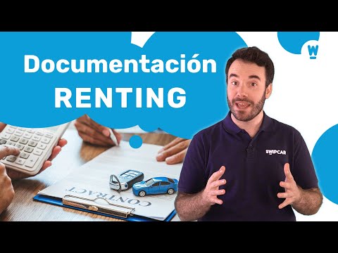 Documentación genérica necesaria para un coche de renting